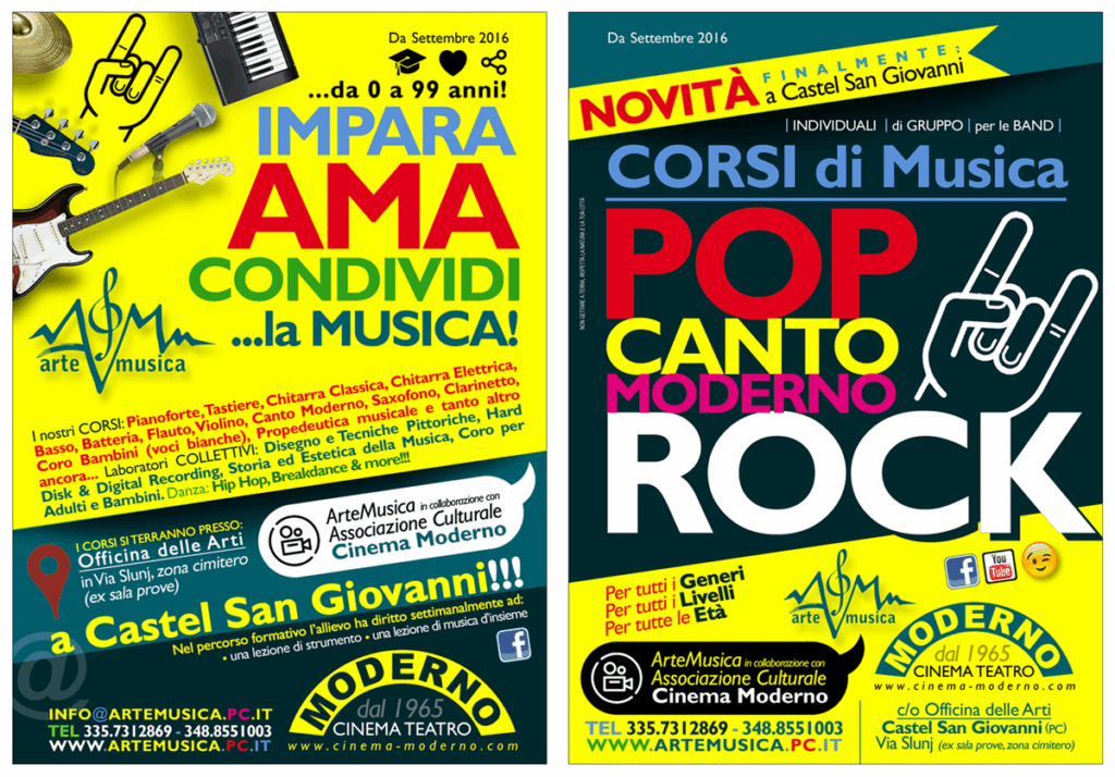 7° anniversario Artemusica – scuola di musica a Piacenza e provincia